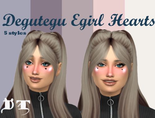 DeguTegu Egirl Hearts