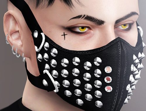 Delta & Hades ear piercing duo at Praline Sims