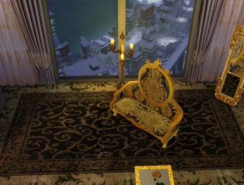 Deluxe Rugs Gold Gilded at Anna Quinn Stories