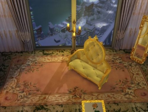 Deluxe Rugs Gold Gilded at Anna Quinn Stories