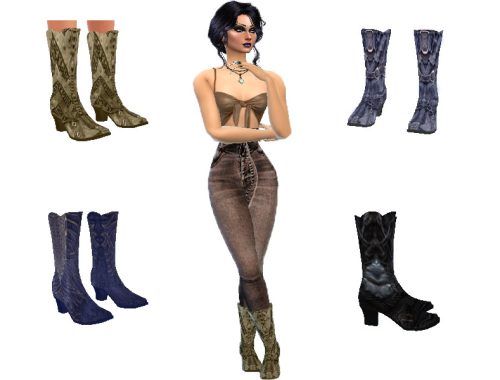 Denim boots recolor (Vampires)