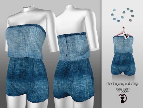 Denim Jumpsuit C159