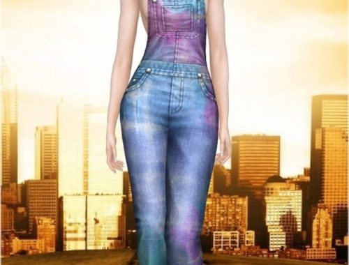 Denim overall BG at Jenni Sims
