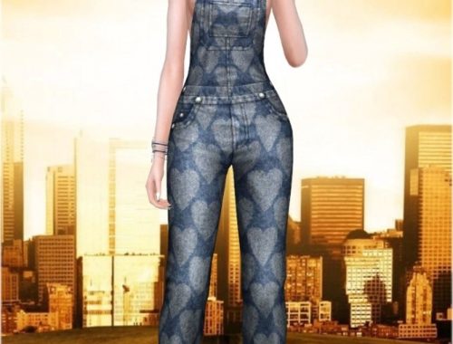 Denim overall BG at Jenni Sims
