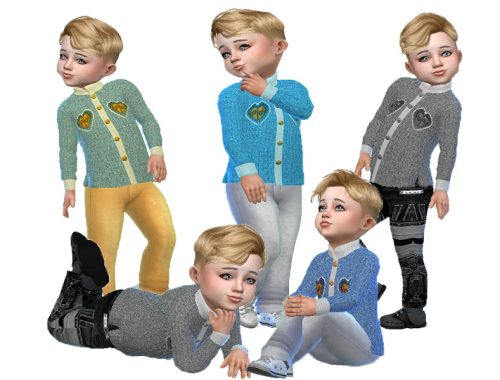 Denim shirt for toddler boys