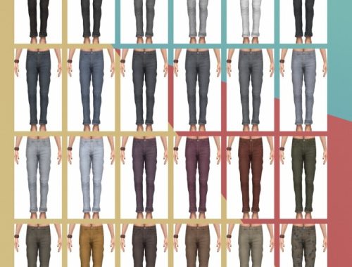 Denim Shirt & Skinny Jeans III No Rips at Busted Pixels