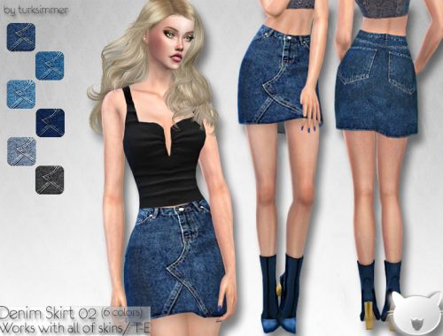 Denim Skirt 02