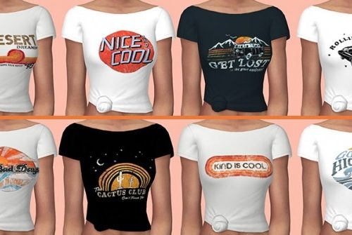 Desert Dreamin Tops by Siyana Stoyanova at Simlark