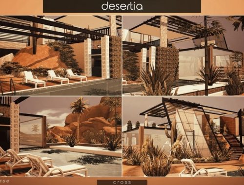 Desertia house by Praline at Cross Design