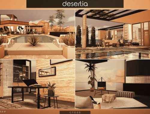 Desertia house by Praline at Cross Design