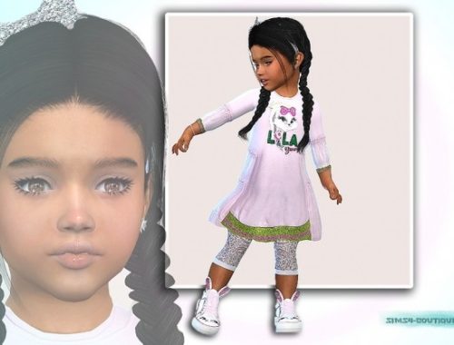 Designer Set: dress, shoes, hat at Sims4-Boutique
