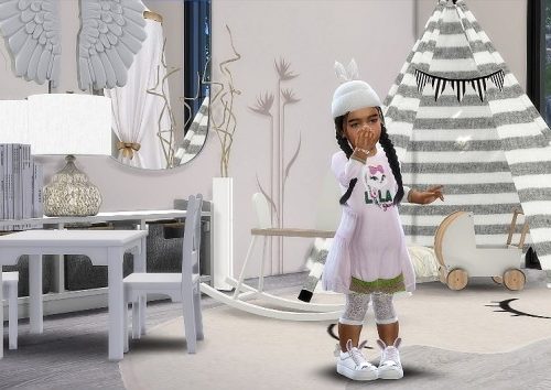 Designer Set: dress, shoes, hat at Sims4-Boutique