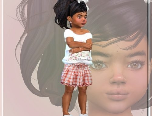 Designer Set for Little Girls at Sims4-Boutique
