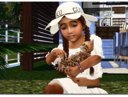 Designer Set for Little Girls TS4 at Sims4-Boutique