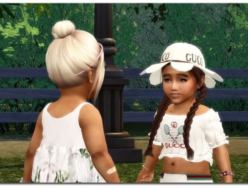 Designer Set for Little Girls TS4 at Sims4-Boutique