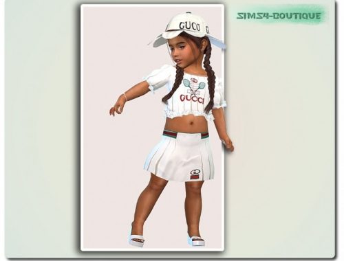 Designer Set for Little Girls TS4 at Sims4-Boutique