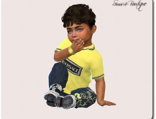Designer Set for Toddler Boys 0109 at Sims4-Boutique
