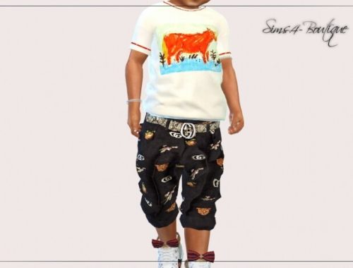 Designer Set for Toddler Boys 0908 at Sims4-Boutique