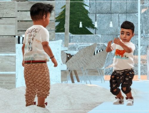 Designer Set for Toddler Boys 0908 at Sims4-Boutique
