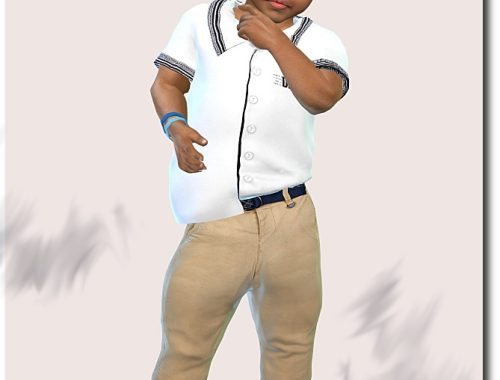 Designer Set for Toddler Boys 1609 at Sims4-Boutique
