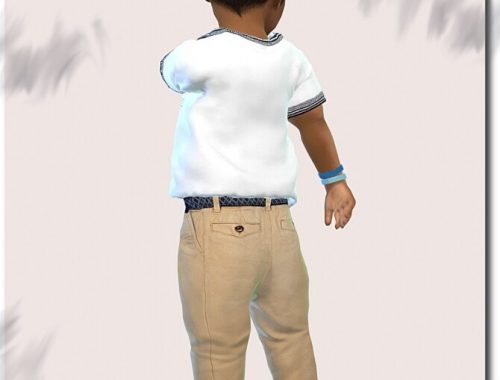 Designer Set for Toddler Boys 1609 at Sims4-Boutique