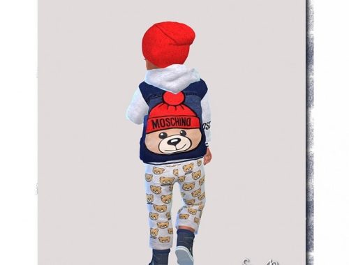 Designer Set for Toddler Boys & Girls at Sims4-Boutique