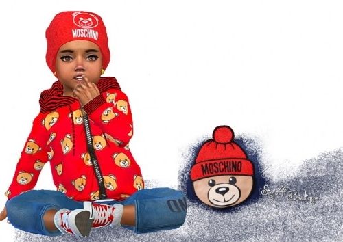 Designer Set for Toddler Boys & Girls at Sims4-Boutique