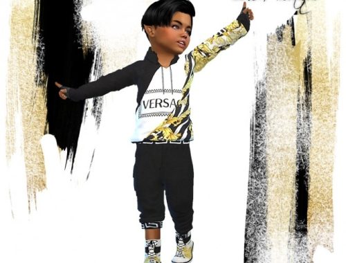 Designer Set for Toddler Boys & Girls TS4 at Sims4-Boutique