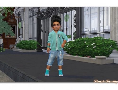 Designer Set for Toddler Boys TS4 at Sims4-Boutique