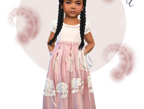 Designer Set for Toddler Girls 1409 at Sims4-Boutique