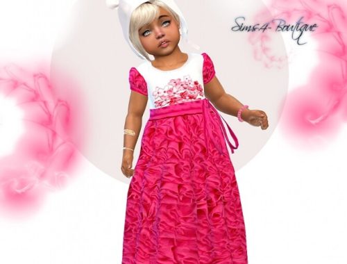 Designer Set for Toddler Girls 1409 at Sims4-Boutique