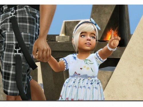 Designer Set for Toddler Girls at Sims4-Boutique