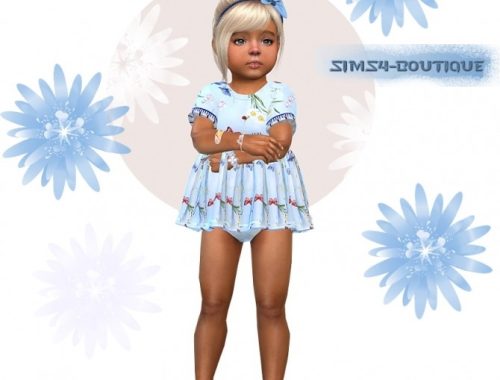 Designer Set for Toddler Girls at Sims4-Boutique