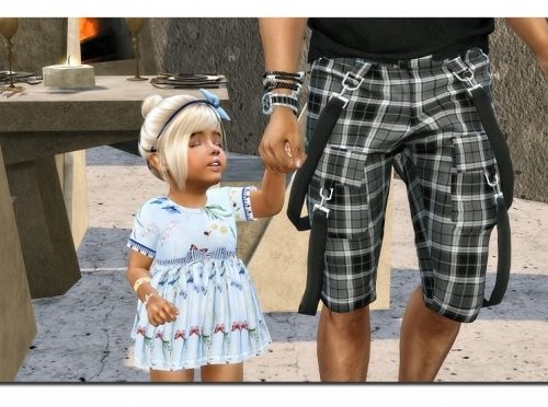 Designer Set for Toddler Girls at Sims4-Boutique
