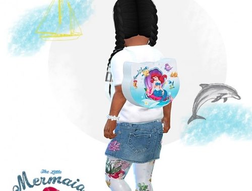 Designer Set for Toddler Girls Mermaid Set 1 at Sims4-Boutique
