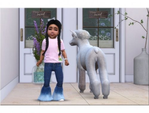 Designer Set shirt and jeans at Sims4-Boutique