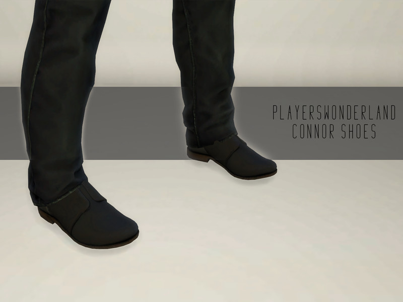 Detroit: Become Human - Connor Outfit SHOES - The Sims 4 Catalog