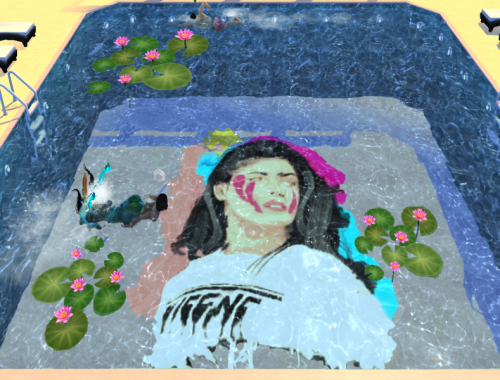 Devanie Pool Decal