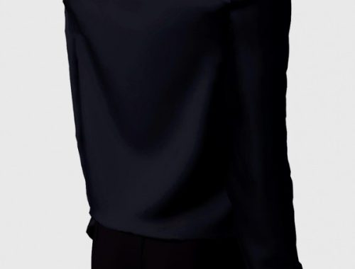 Pattern silk shirts at Rona Sims