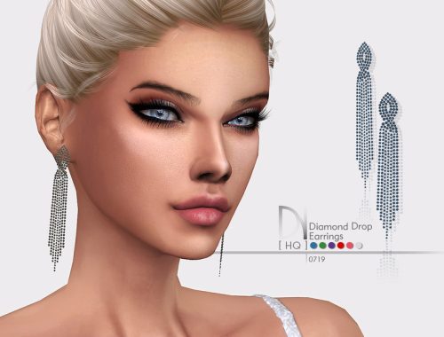 Diamond Drop Earrings
