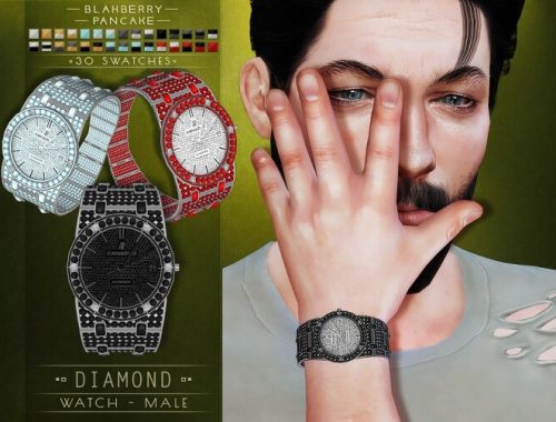 Diamond watches at Blahberry Pancake