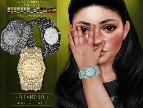 Diamond watches at Blahberry Pancake