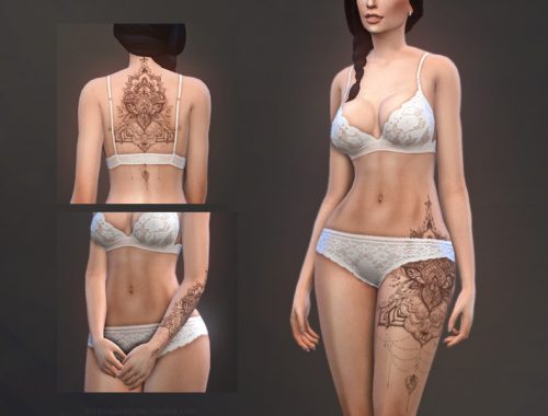 Diaphanous tattoos