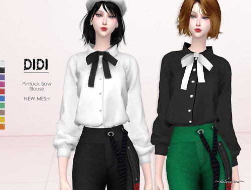 DIDI - Pintuck Blouse