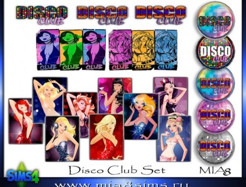 DiscoClub Set at Mia8Sims