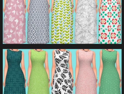 Discover University Dress Recolors Part 1 at Annett’s Sims 4 Welt