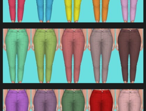 Discover University Jeans Recolors at Annett’s Sims 4 Welt