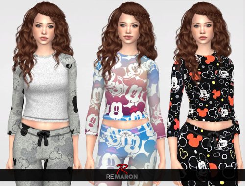Disney's PJ Shirt for Women 01