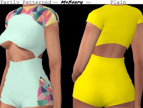 Diver-like One Piece Suit