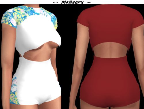 Diver-like One Piece Suit
